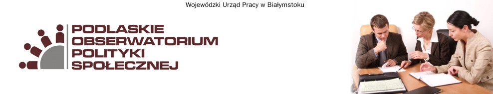 Wojewódzki Urząd Pracy w Białymstoku -  Podlaskie Obserwatorium Polityki Społecznej